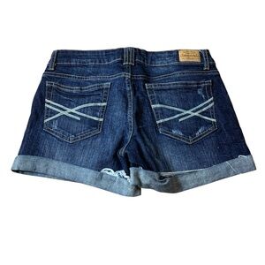 Aeropostale Dark Wash Boyfriend Denim Shorts - Size 2